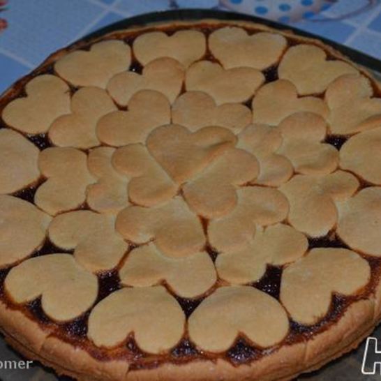 Рецепт песочного пирога с вареньем