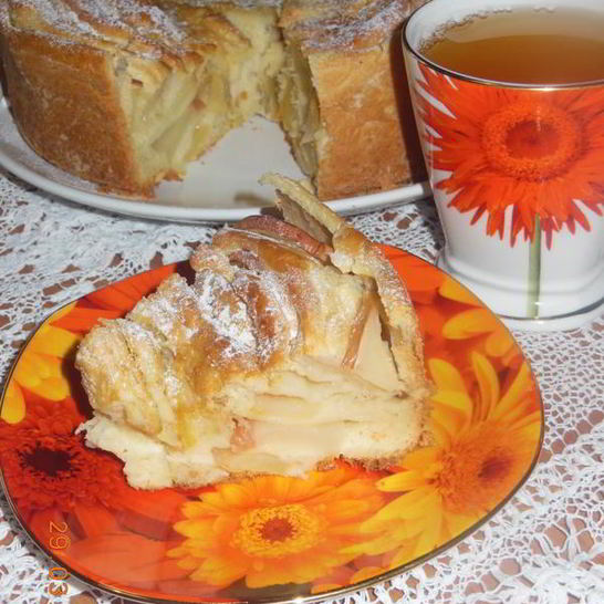 Рецепт пирога чайная роза