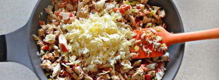 пирог из крабового мяса веселый крабик. Шаг 6