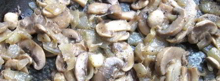 пирог из заварного теста с грибами. Шаг 8