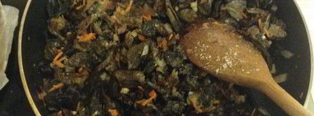 пирог с грибами и вялеными помидорами. Шаг 4