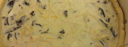 пирог с грибами и вялеными помидорами. Шаг 6