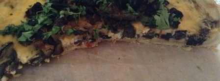 пирог с грибами и вялеными помидорами. Шаг 8