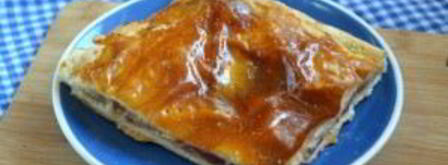 пирог с малиной из слоеного теста. Шаг 5