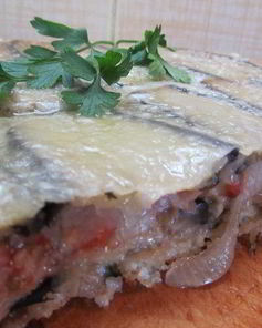 Пирог с овощами из лаваша