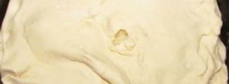 пирог с сайрой из слоеного теста. Шаг 7