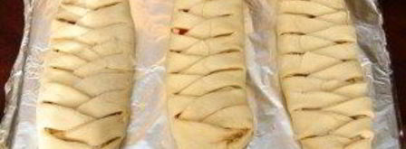 пирог с вишней из дрожжевого теста. Шаг 11