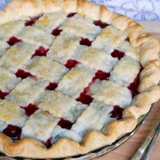 Рецепт пирога с вишней из песочного теста