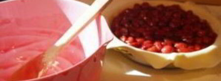 пирог с вишней из песочного теста. Шаг 10