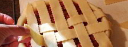 пирог с вишней из песочного теста. Шаг 11