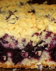 Пирог с замороженной смородиной