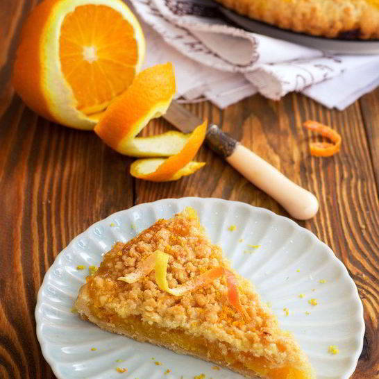 Рецепт постного апельсинового пирога