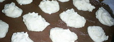 шоколадный пирог с творогом мраморный. Шаг 7