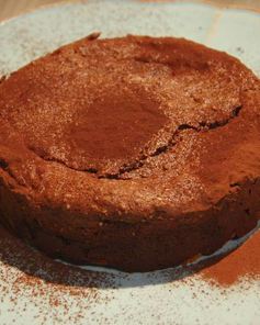 Сливочно-шоколадный пирог с миндалем