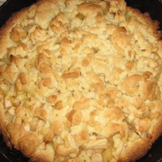 Рецепт тертого яблочного пирога