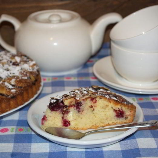 Вишневый пирог из замороженной вишни