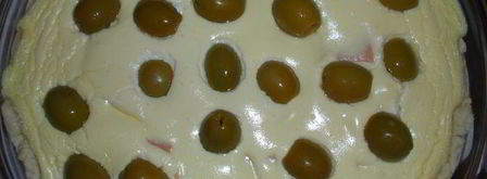 закусочный пирог с творогом и ветчиной. Шаг 5