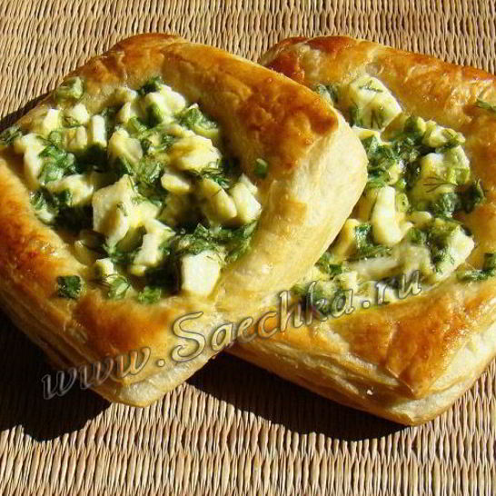 Рецепт очень ленивых пирожков с яйцом и луком