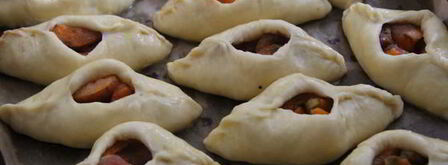 открытые пирожки с абрикосами. Шаг 7