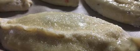 пирожки на простокваше с лесными ягодами. Шаг 7