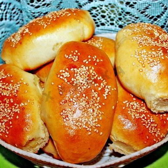 Рецепт пирожков на сухом молоке дрожжевые в духовке