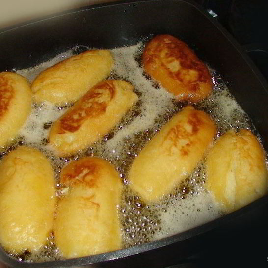 Рецепт пирожков пышных с картофельной и капустной начинкой