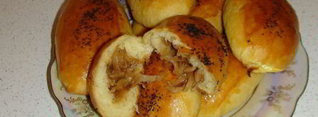 пирожки пышные с картофельной и капустной начинкой. Шаг 5