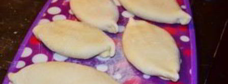 пирожки с картошкой, жаренные на сковороде. Шаг 10