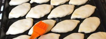 пирожки с курицей и картошкой в духовке. Шаг 16