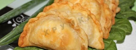 пирожки с мясом жареные посикунчики. Шаг 13