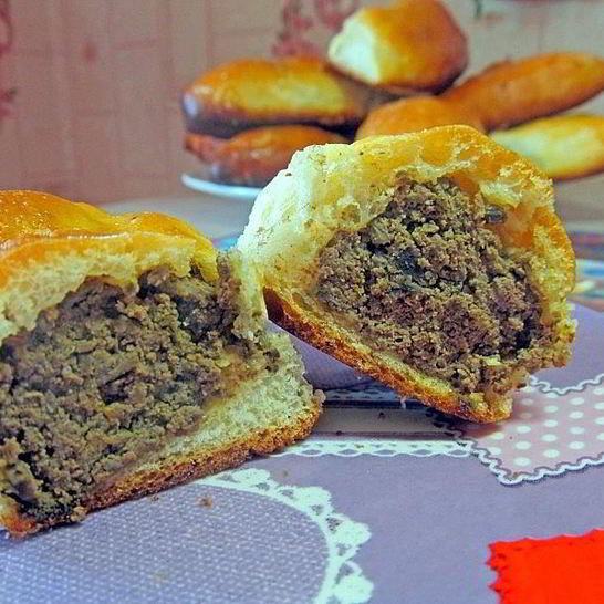 Рецепт пирожков с печенью в духовке