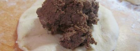 пирожки с печенью в духовке. Шаг 27