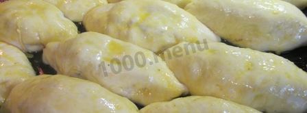 пирожки с печенью в духовке. Шаг 29