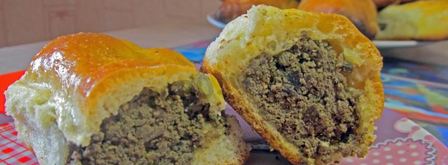 пирожки с печенью в духовке. Шаг 31