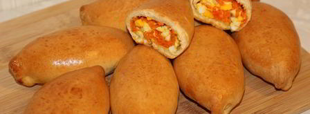 пирожки с яйцами и морковью. Шаг 8