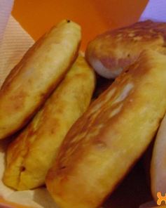 Жареные пирожки с капустой