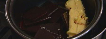 кофейный брауни с черным и белым шоколадом. Шаг 4