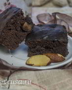 Кофейный брауни с орехами