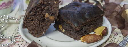 кофейный брауни с орехами. Шаг 12