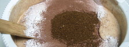 кофейный брауни с орехами. Шаг 7