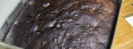 кофейный брауни с орехами. Шаг 10