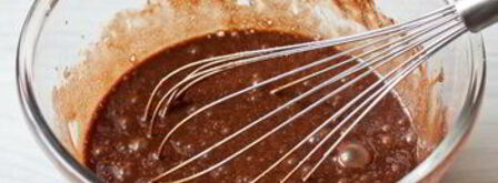 мраморные брауни с сырно-черничной прослойкой. Шаг 4