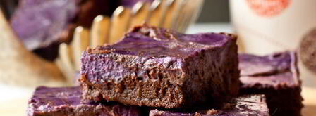 мраморные брауни с сырно-черничной прослойкой. Шаг 10