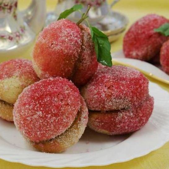 Рецепт пирожного персик на десерт