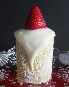 Пирожное Ванильная свеча