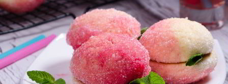 пирожные персики. Шаг 14