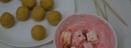 пирожные розовые кейк попсы. Шаг 10