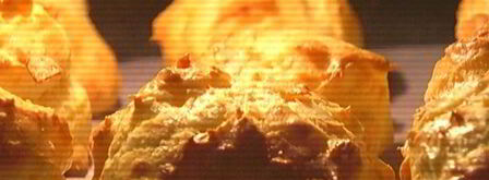 пирожные шу с миндальными хлопьями. Шаг 8