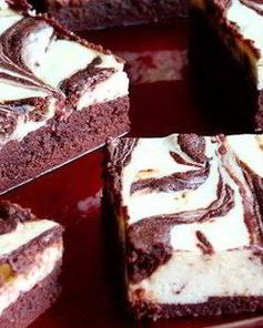 Шоколадный брауни с маскарпоне