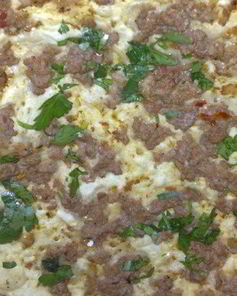 Азербайджанская пицца Лахмаджун